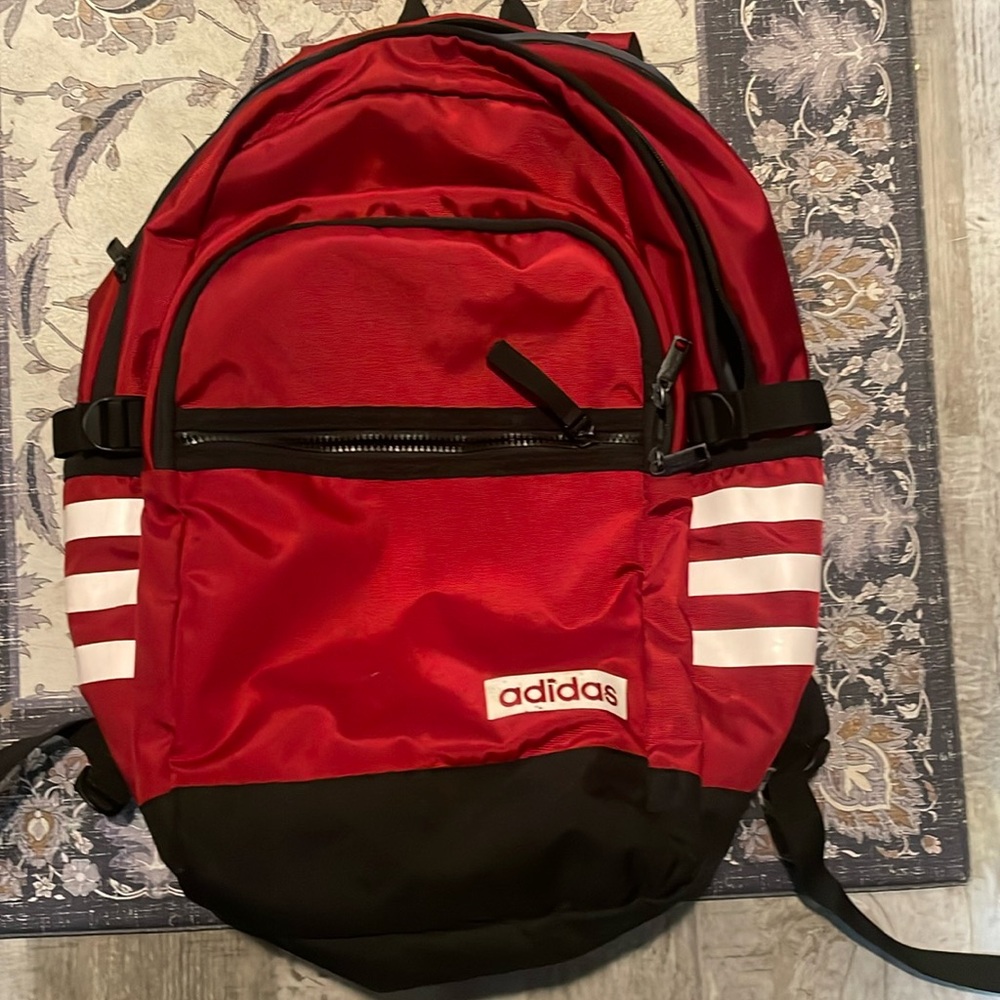 Adidas backpack 4 zippers